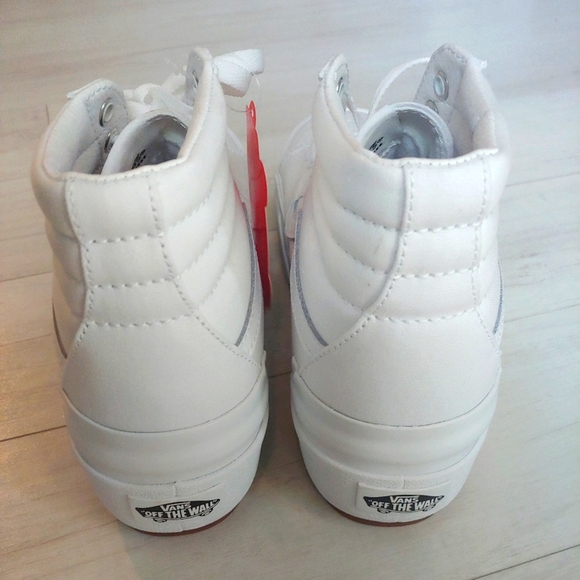 VANS NEW Sk8-Hi Canvas Stacked Platform Shoes - Picture 6 of 13